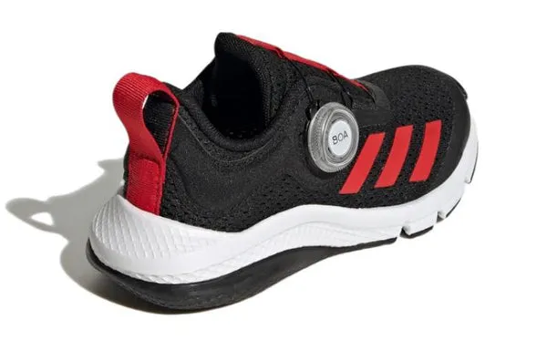 adidas ActiveFlex Boa K 'Black Vivid Red' Sneakers, black