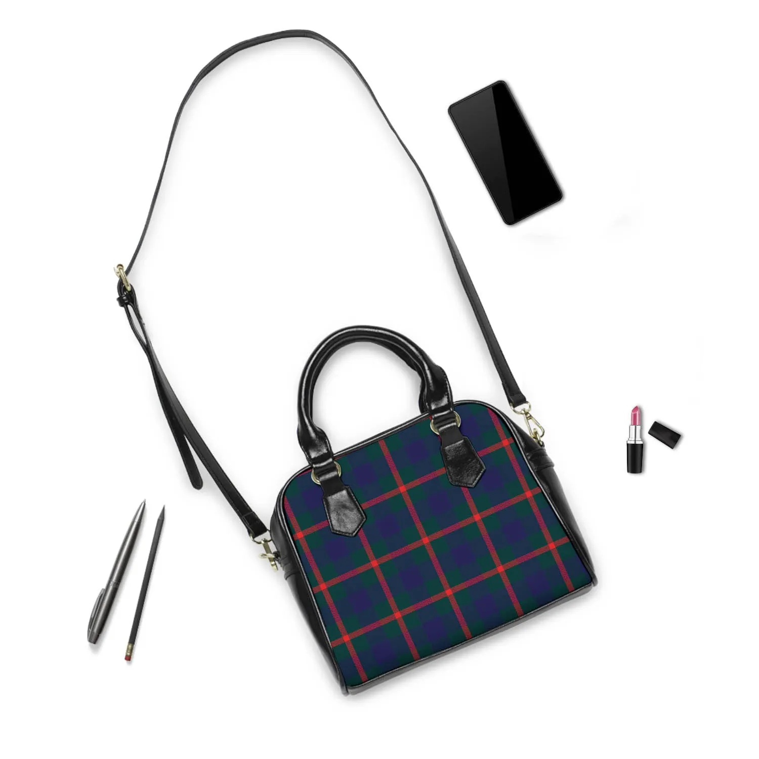 Agnew Tartan Shoulder Handbags