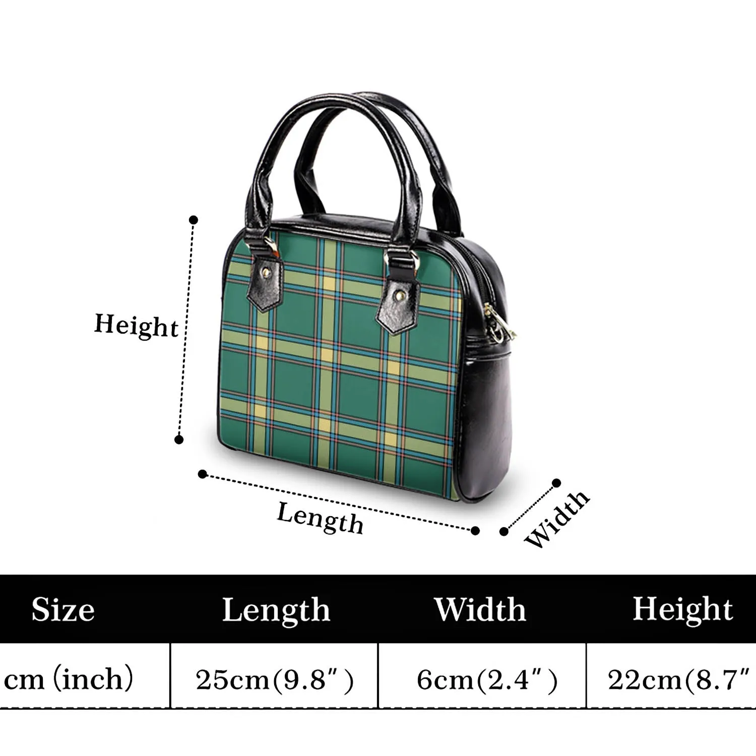 Alberta Province Canada Tartan Shoulder Handbags