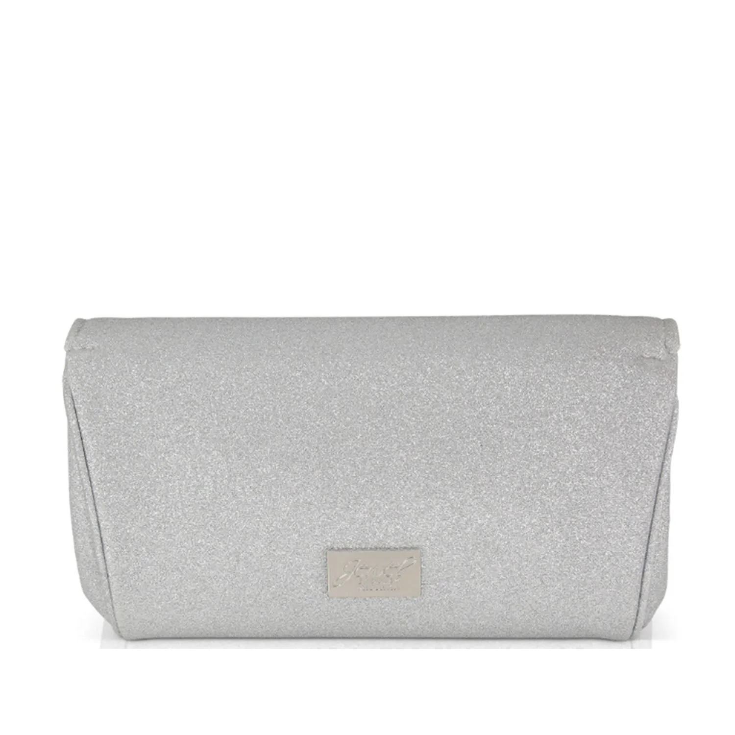 Badgley Mischka Women's Pave Smile Clutch in Silver