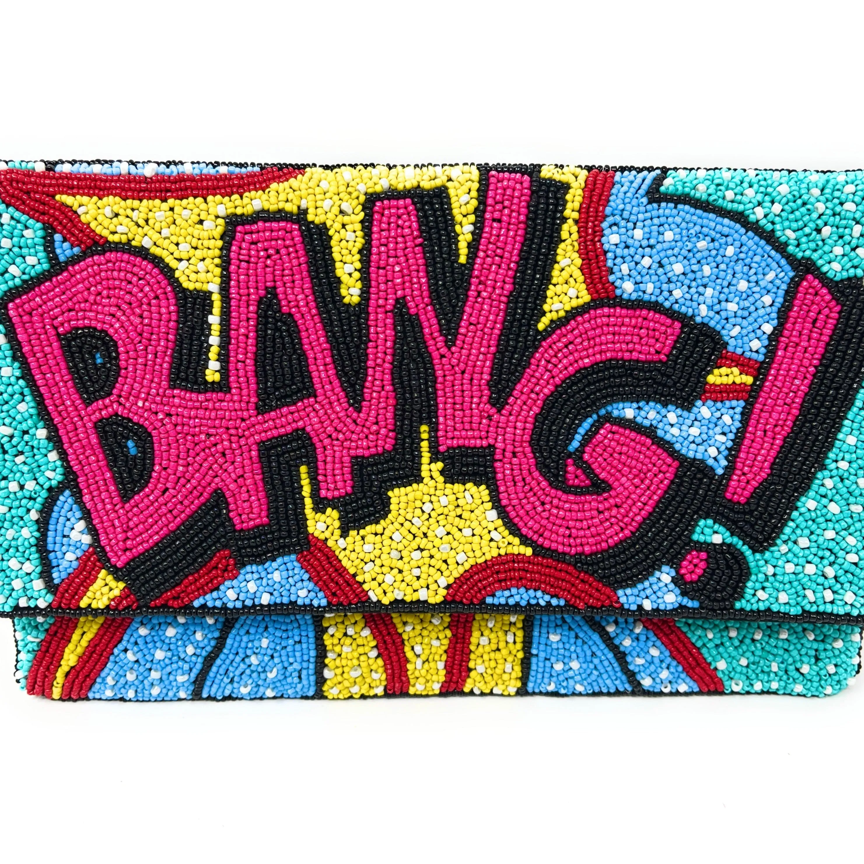 BANG! Beaded Clutch Purse