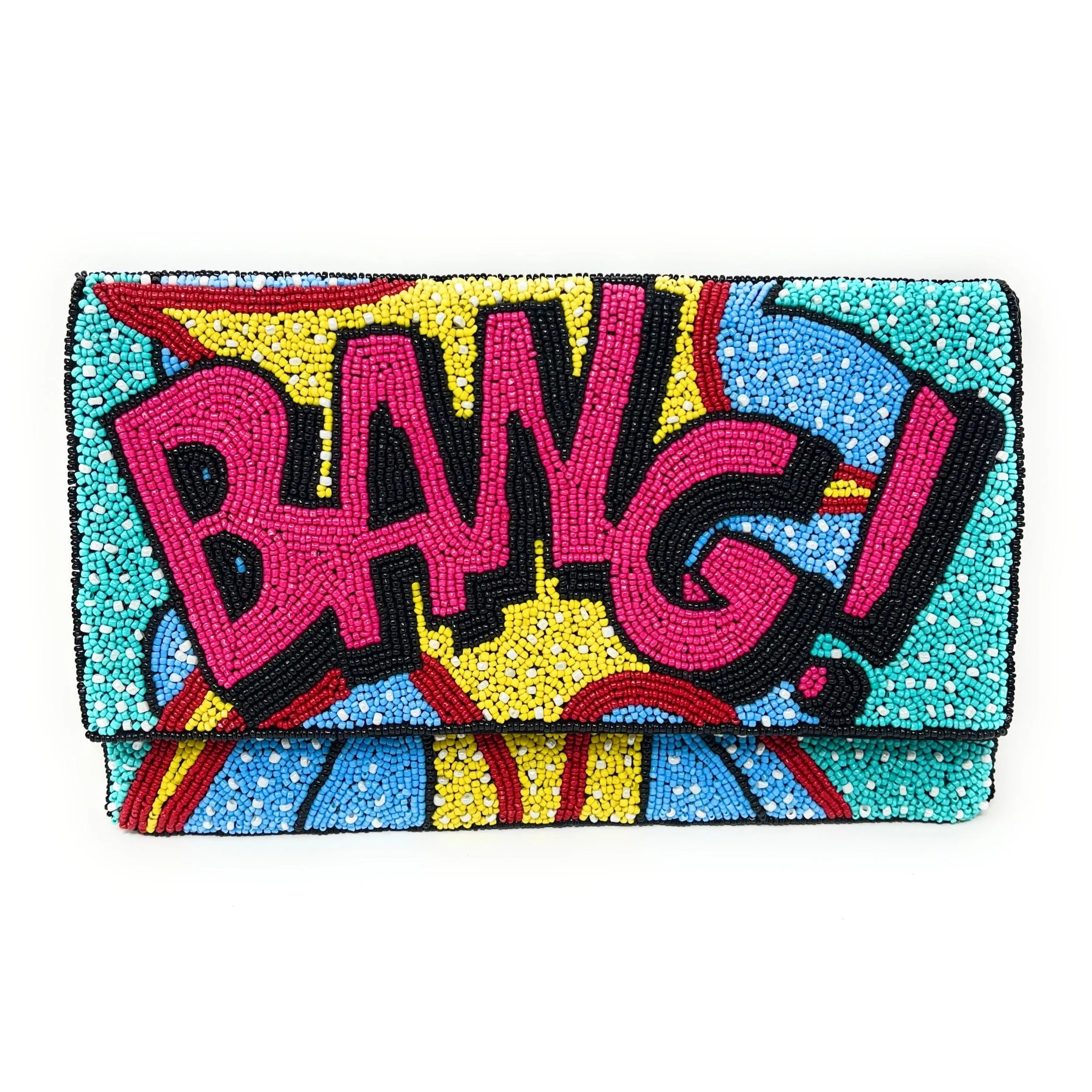 BANG! Beaded Clutch Purse