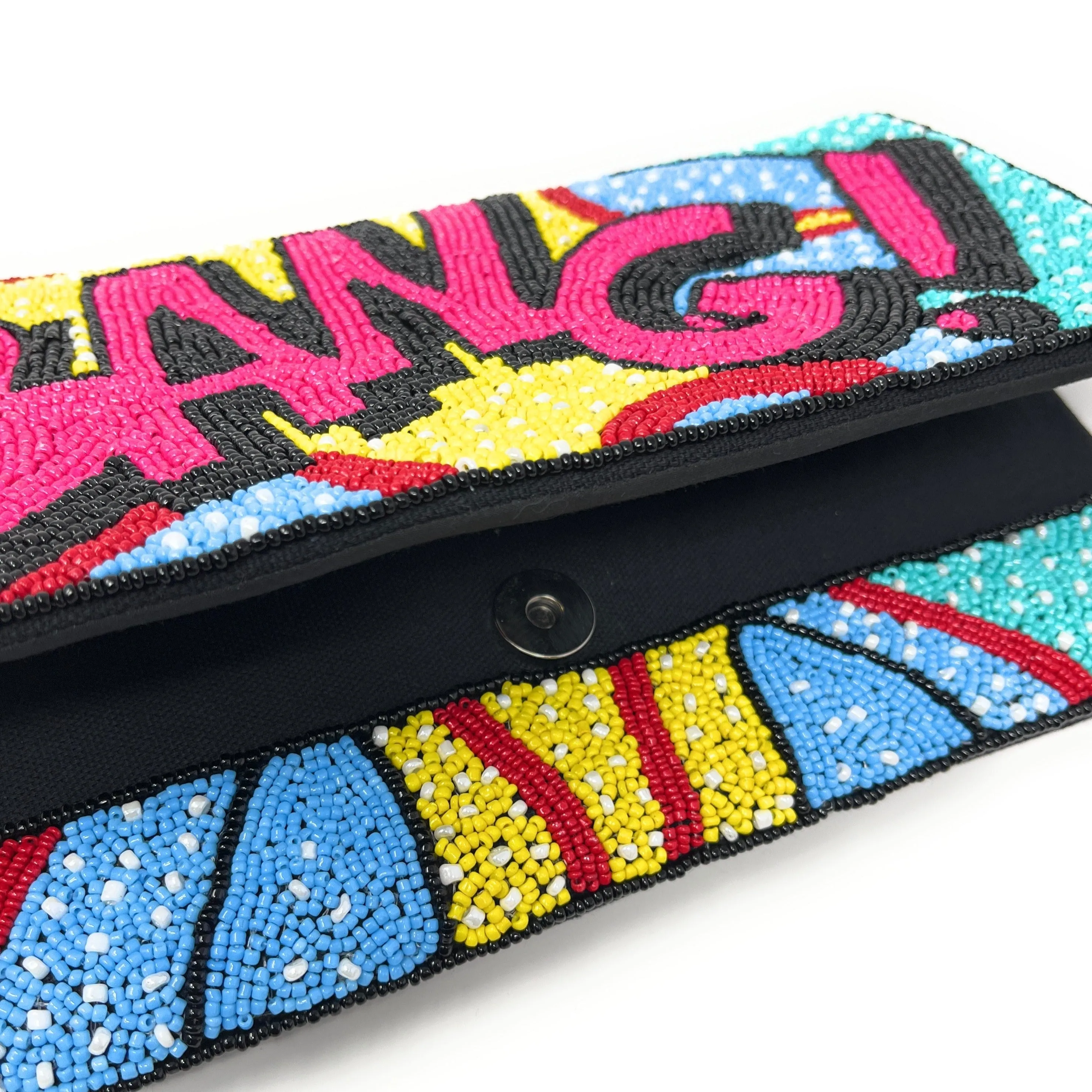 BANG! Beaded Clutch Purse