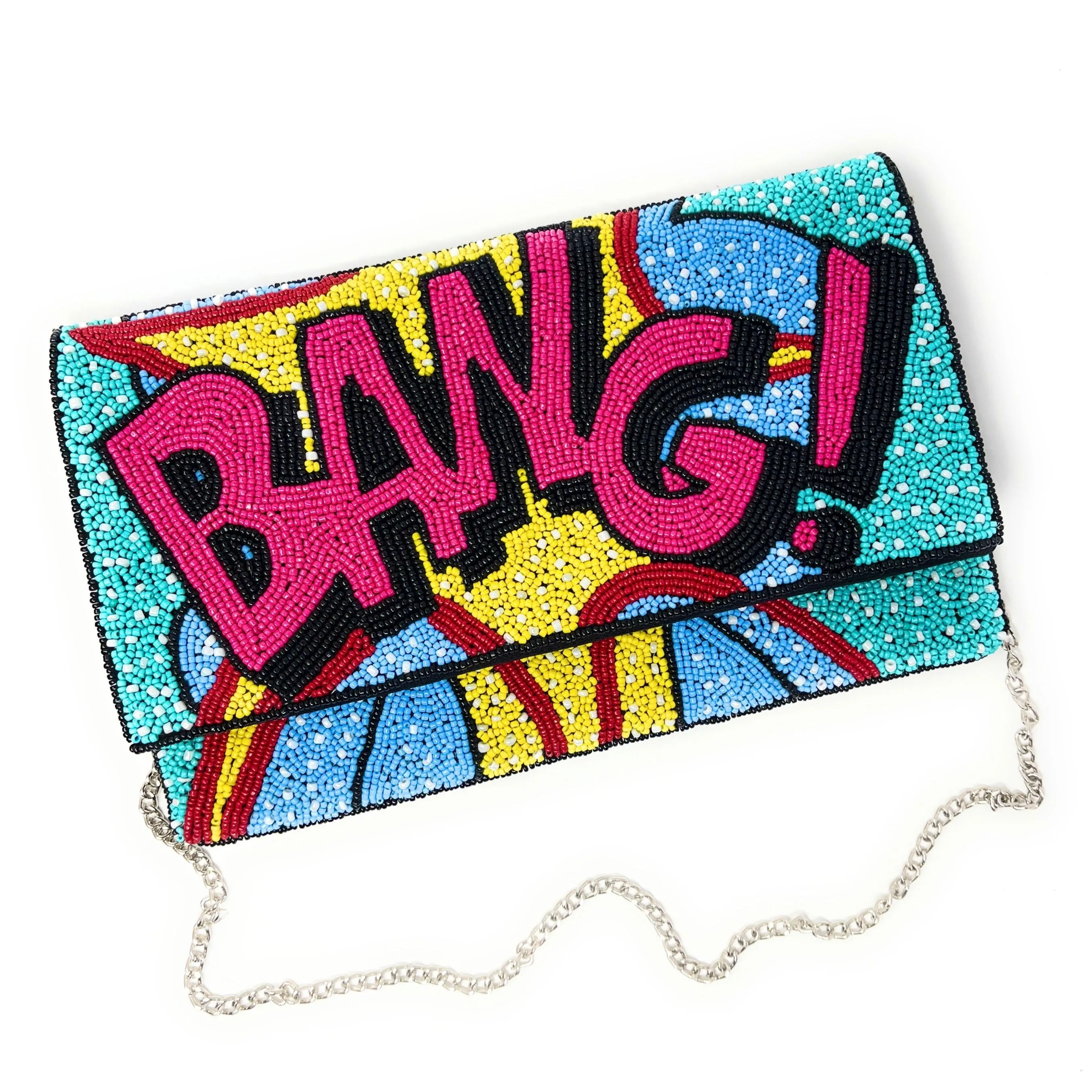 BANG! Beaded Clutch Purse