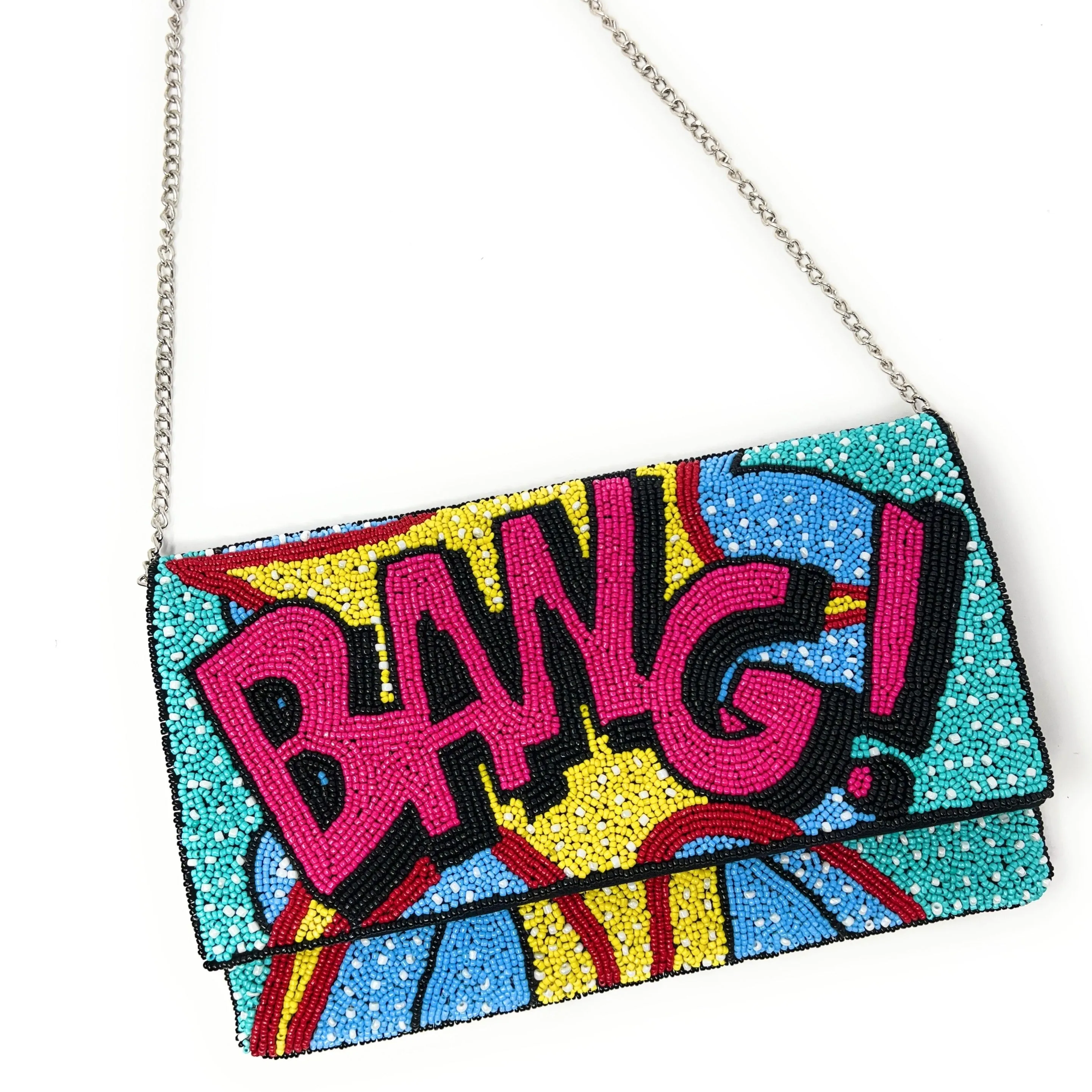 BANG! Beaded Clutch Purse