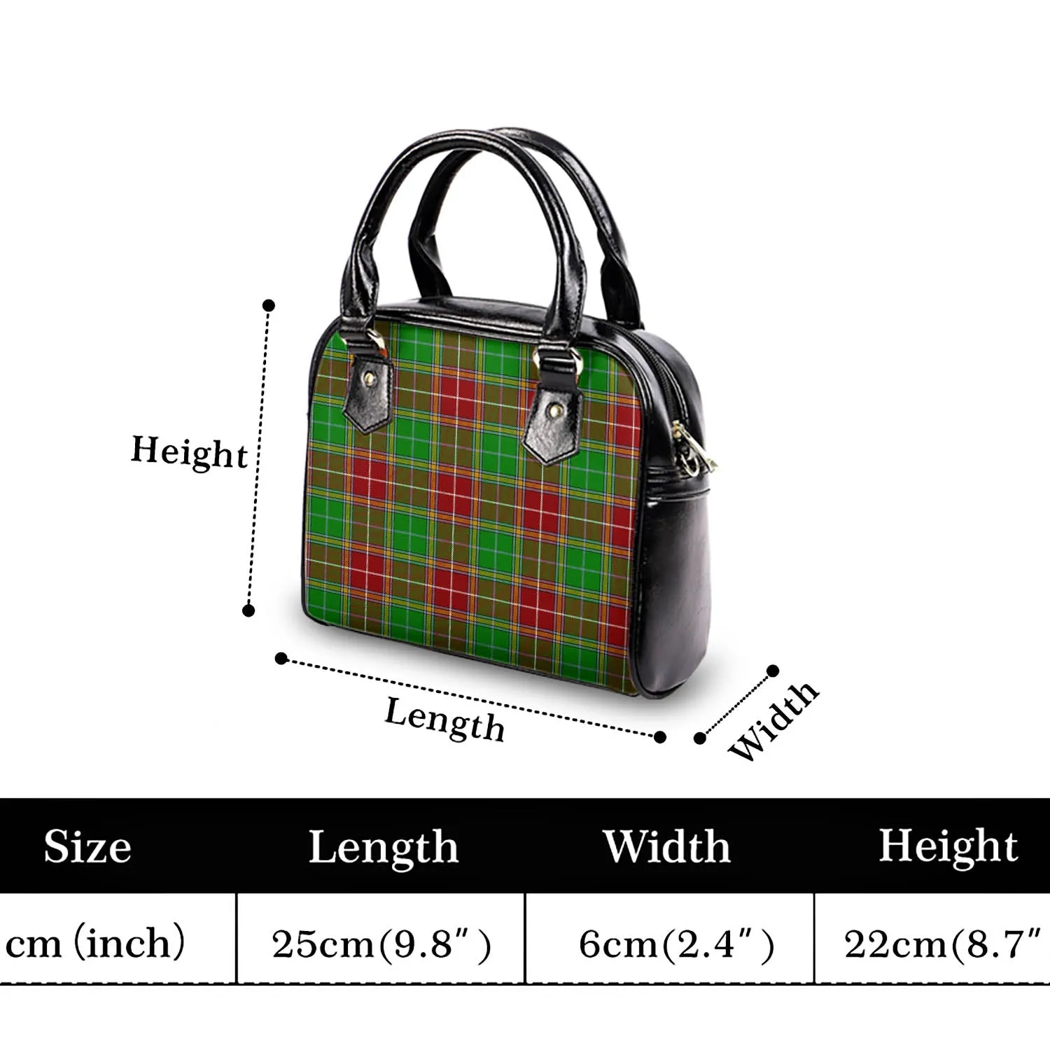 Baxter Modern Tartan Shoulder Handbags