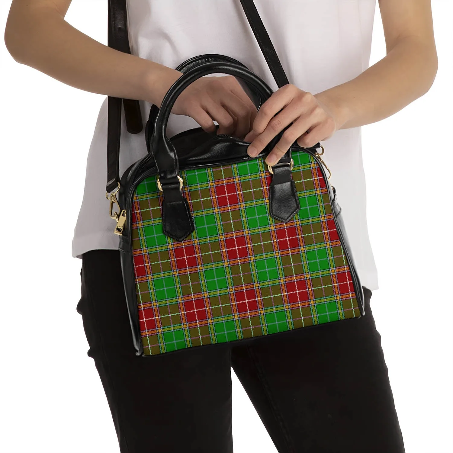 Baxter Modern Tartan Shoulder Handbags