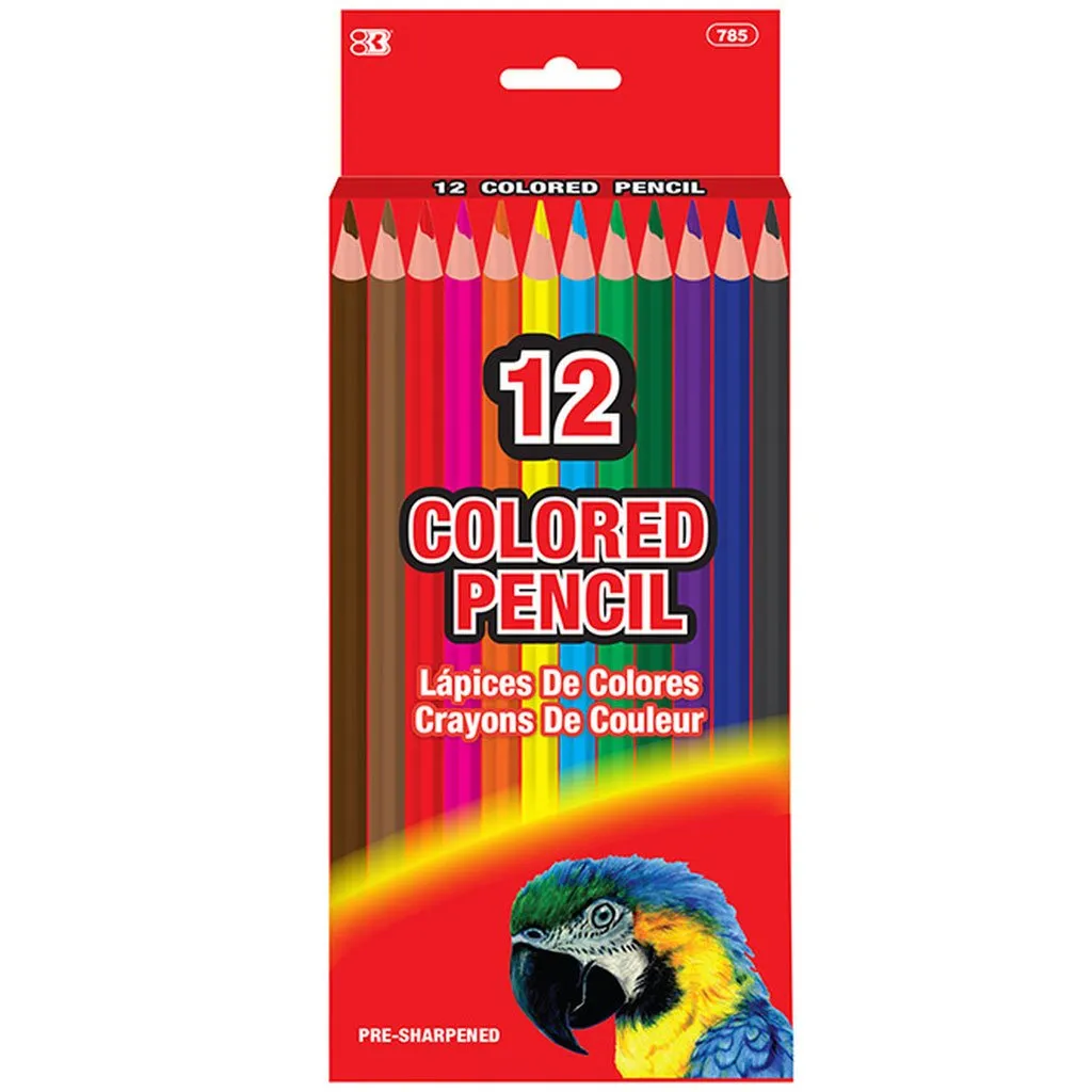 Bazic Colored Pencils 12pcs