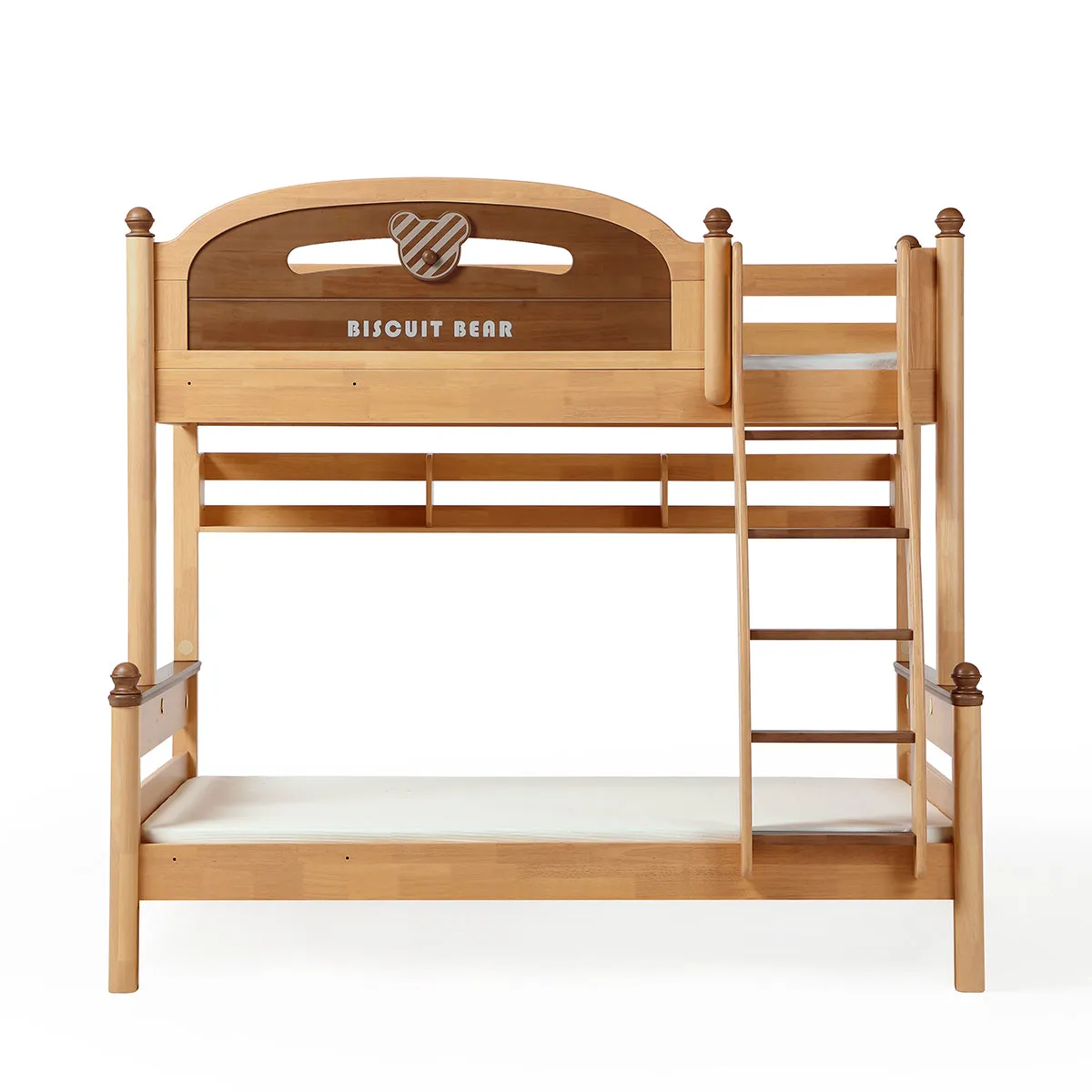 Biscuit Bear Bunk Bed With Foam Mattress for Children