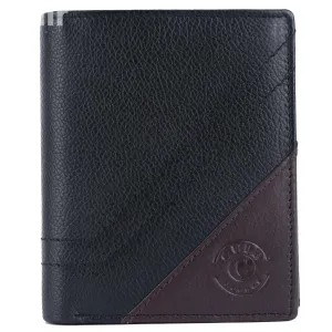 Black and Brown Men's Leather Wallet