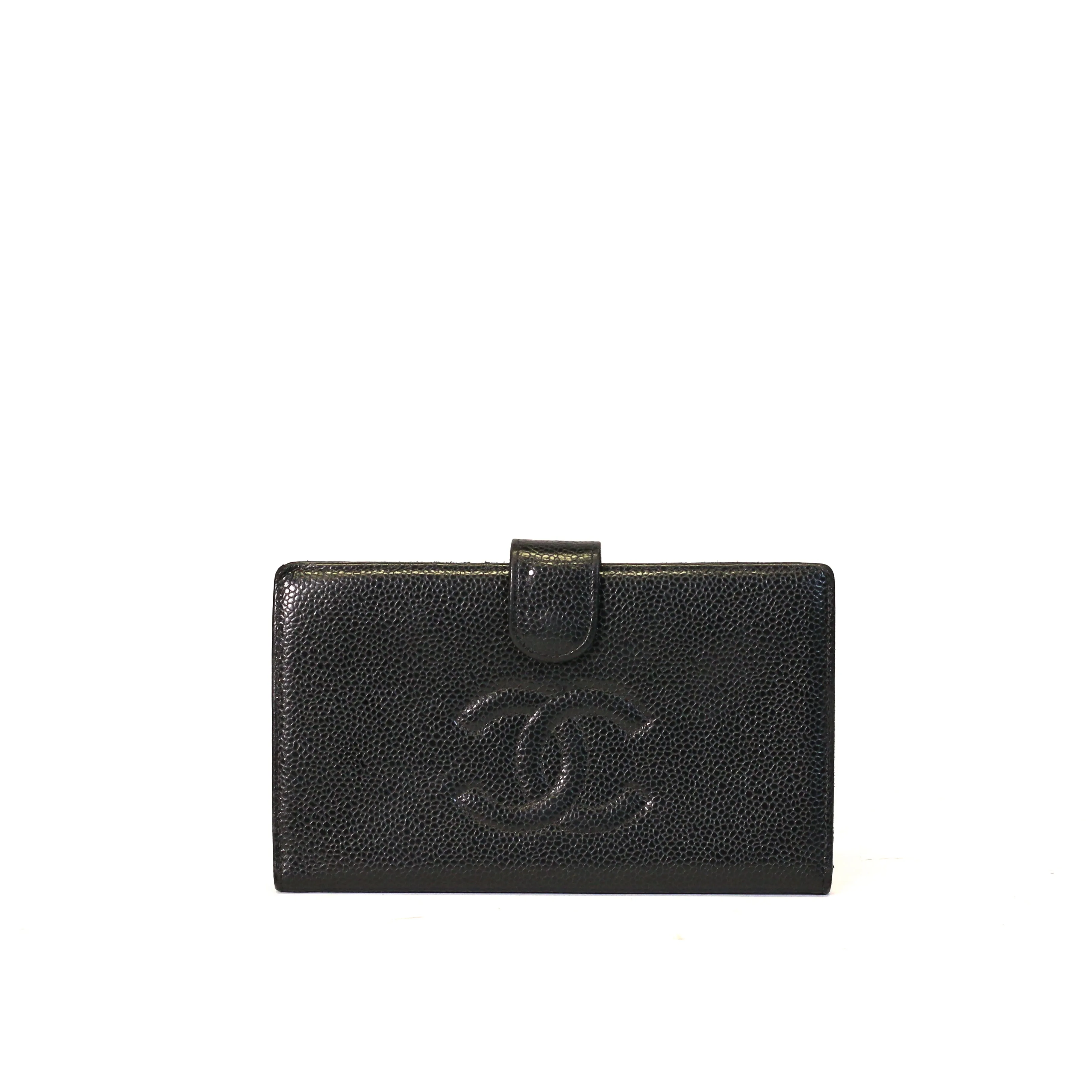 Black Caviar Timeless CC French Wallet