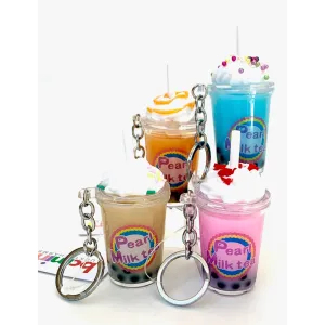 Boba Milk Tea Charm with Keyring-1 PER ORDER