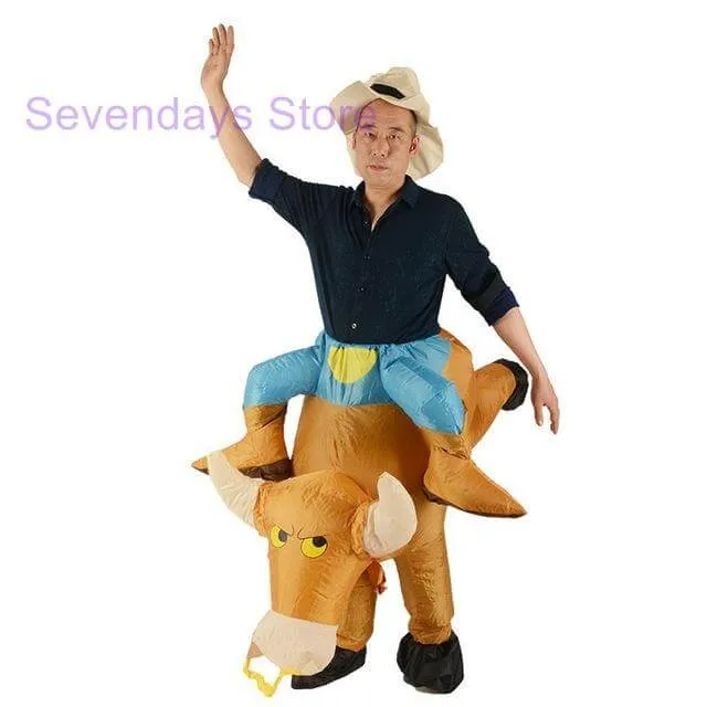 Carnival Inflatable Dinosaur Cowboy and different Costume