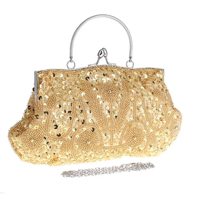 Chic and Timeless Beaded Evening Bag