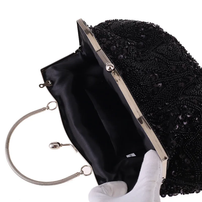 Chic and Timeless Beaded Evening Bag