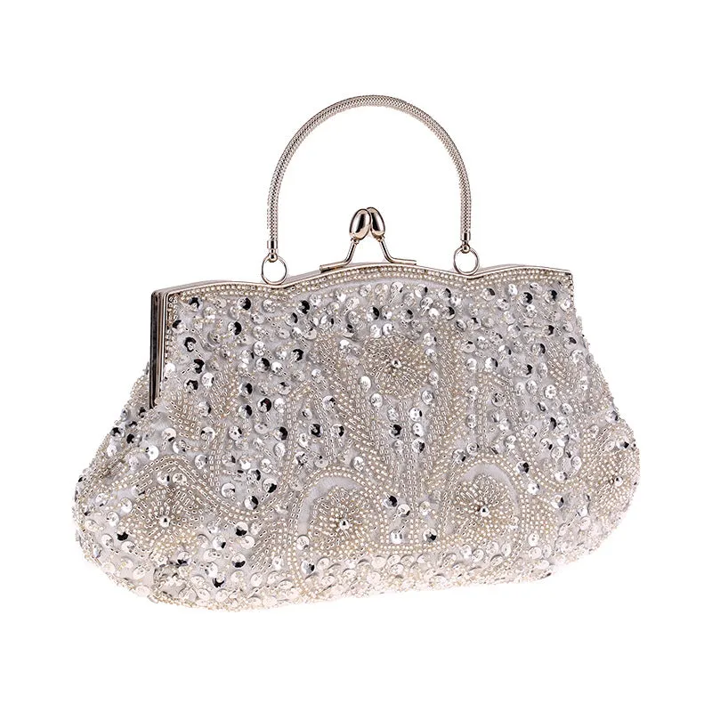 Chic and Timeless Beaded Evening Bag