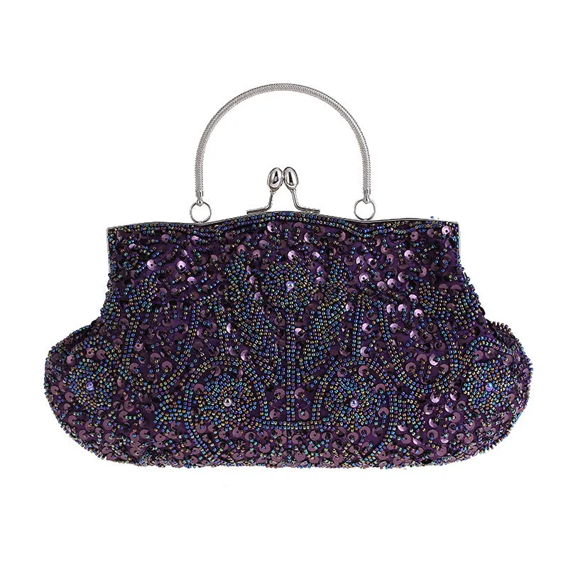 Chic and Timeless Beaded Evening Bag