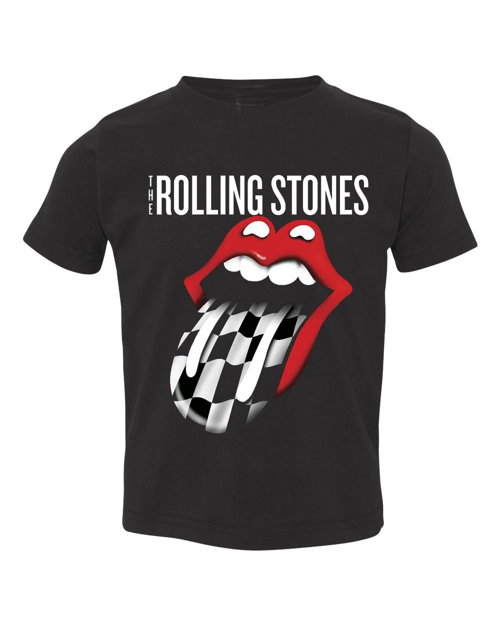 Children's Rolling Stones Zip Code Night Black Tee