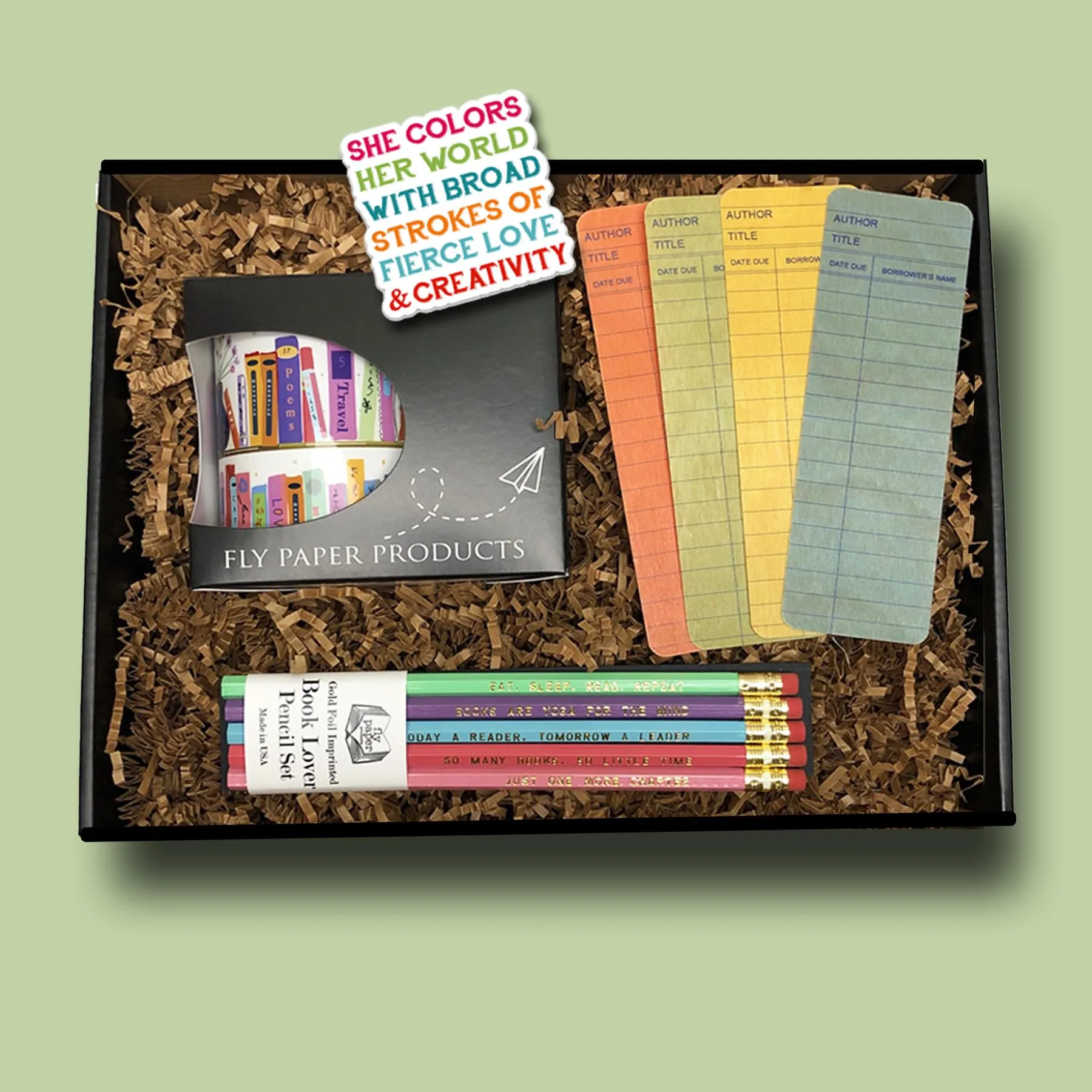 Color Me Happy Boxed Gift Set for Book Lovers