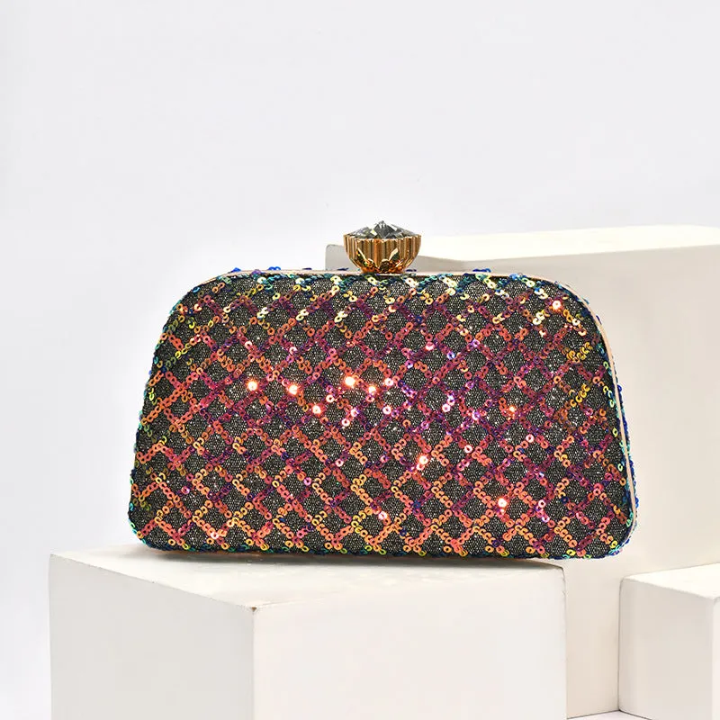 Cynthia Sequins Clutch Bag