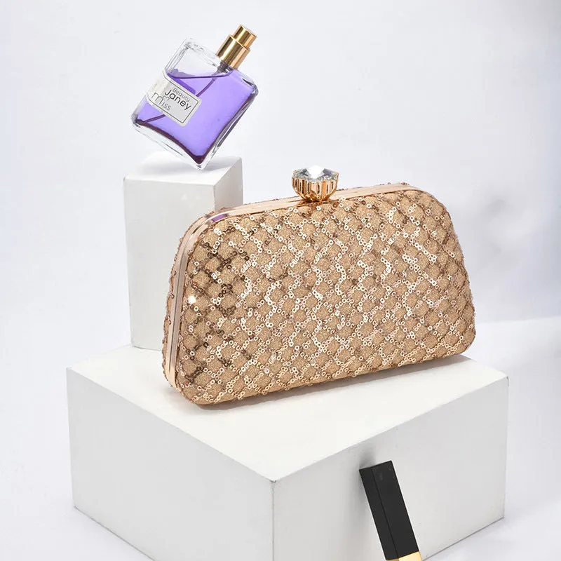 Cynthia Sequins Clutch Bag