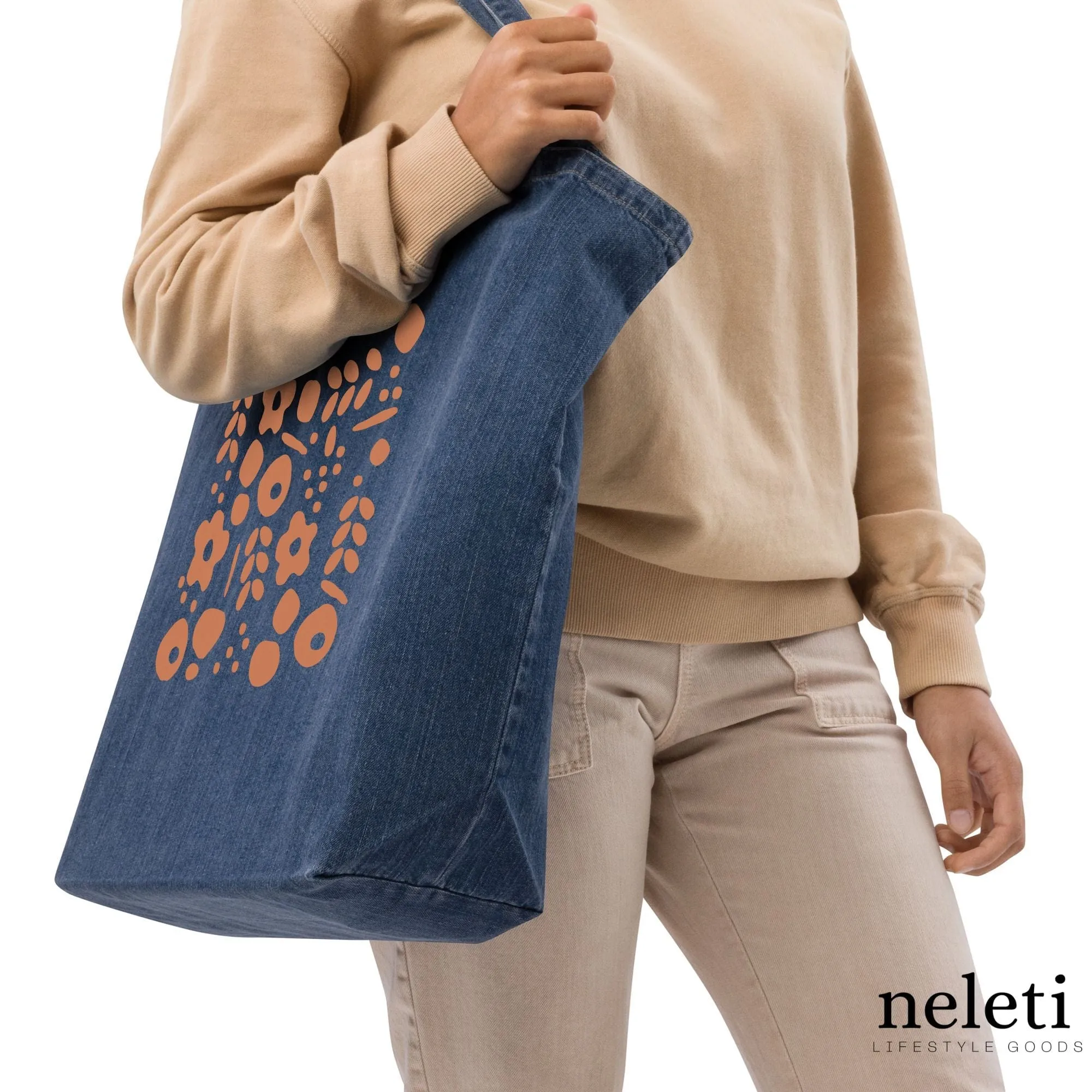 Denim Tote Bag - Stylish and Practical