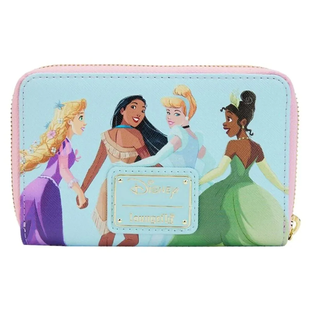 Disney Princess Collage Zip Around Wallet