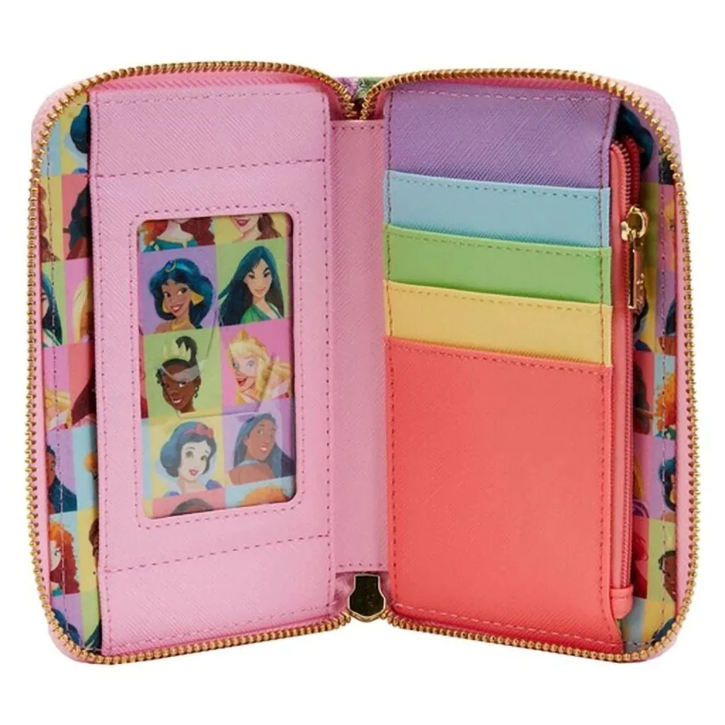 Disney Princess Collage Zip Around Wallet