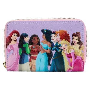 Disney Princess Collage Zip Around Wallet