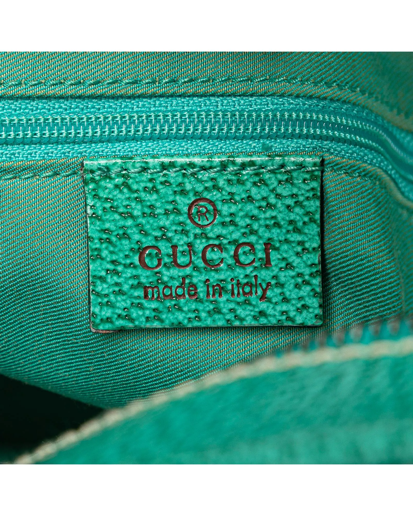 Gucci GG Canvas Tote Bag BeigeGreen