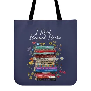 I Read Banned Books Flowers Book Lovers Gift TBF190