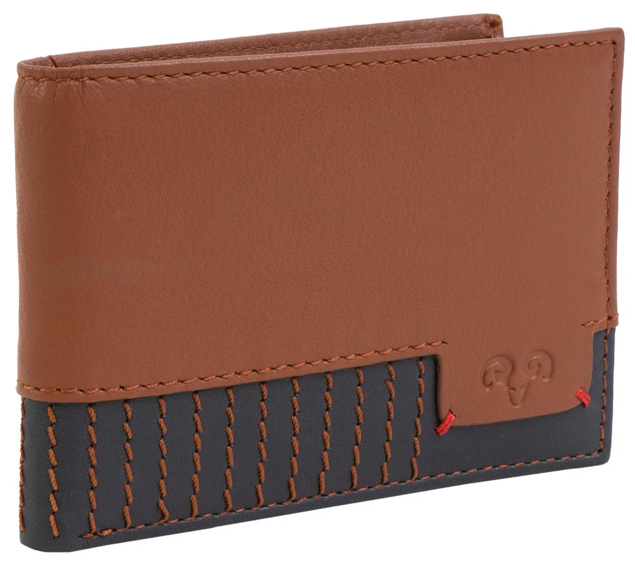 Jack Abrahams Two Tone Bi-Fold RFID Wallet