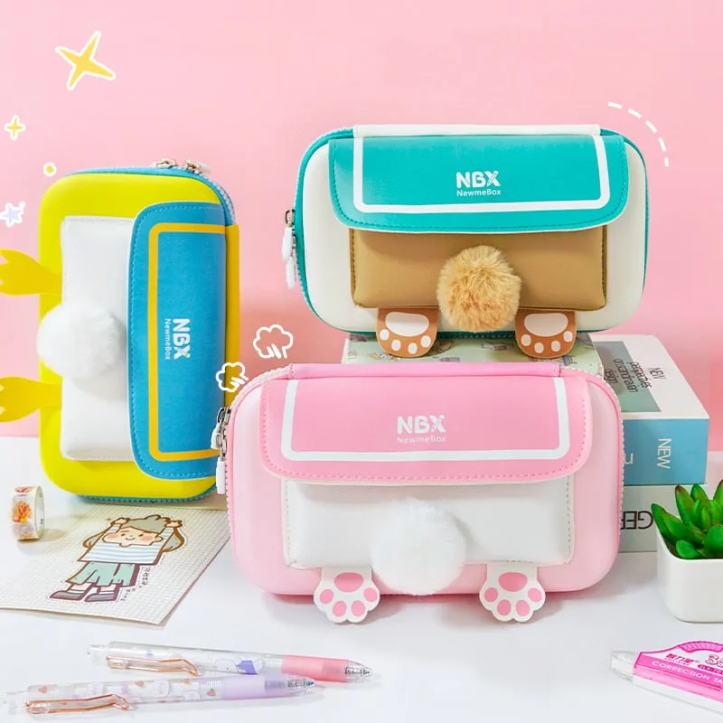 Kawaii Animal Butt Pencil Case