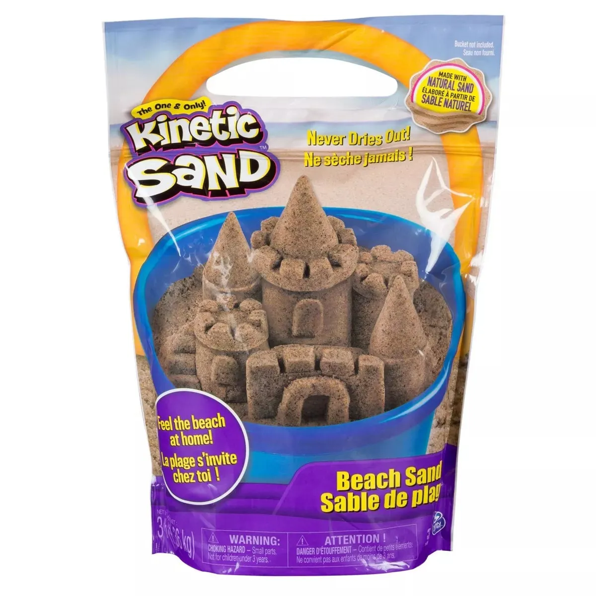 Kinetic Sand 3lbs Beach Sand!