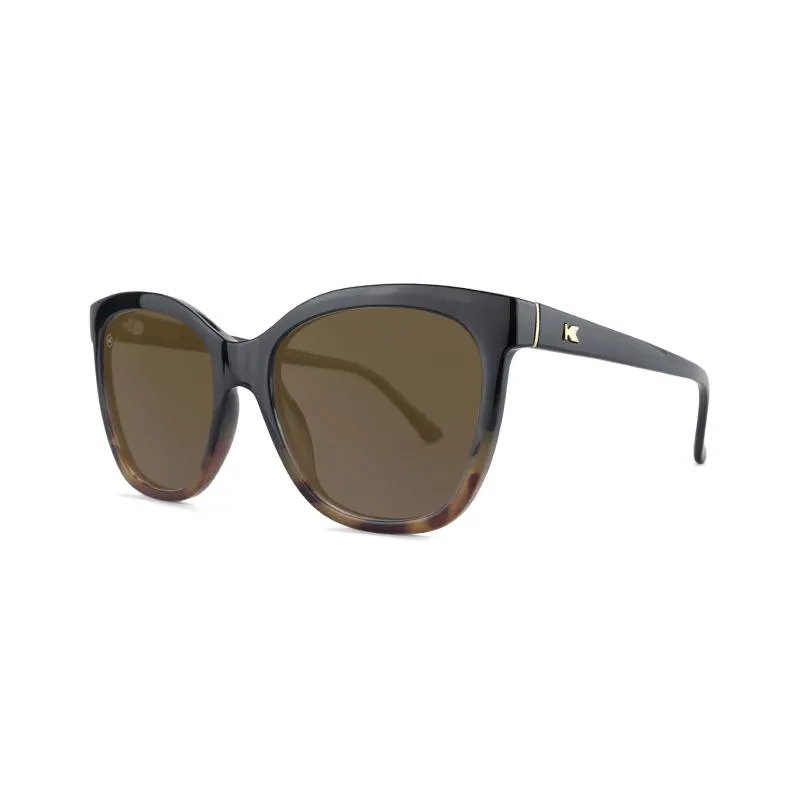 Knockaround Deja Views Sunglasses - Glossy Black & Blonde Tortoise Shell Fade