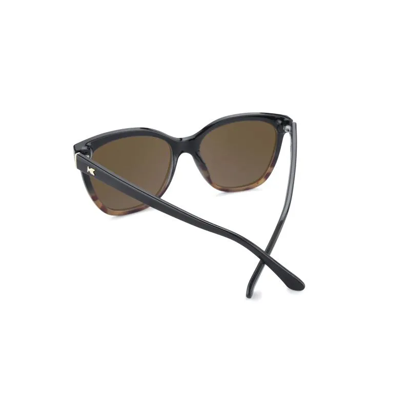 Knockaround Deja Views Sunglasses - Glossy Black & Blonde Tortoise Shell Fade