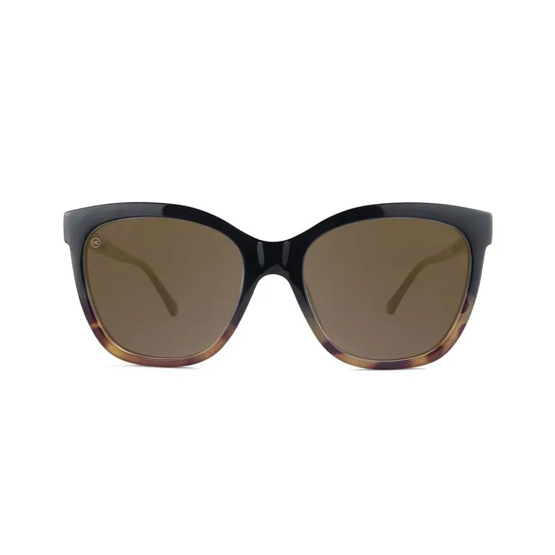 Knockaround Deja Views Sunglasses - Glossy Black & Blonde Tortoise Shell Fade