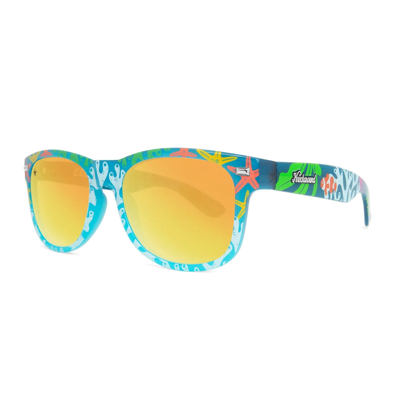 Knockaround Fort Knocks Sunglasses - Coral Reef (Limited Edition)