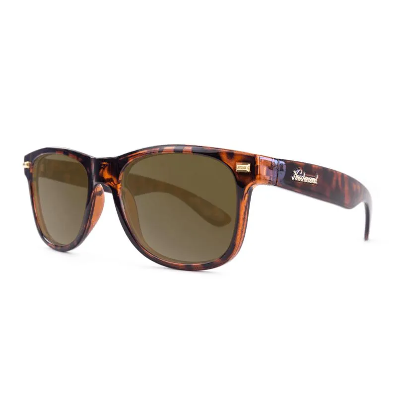 Knockaround Fort Knocks Sunglasses - Glossy Tortoise Shell / Amber