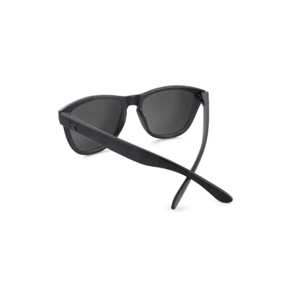 Knockaround Premiums Sunglasses - Black on Black / Smoke