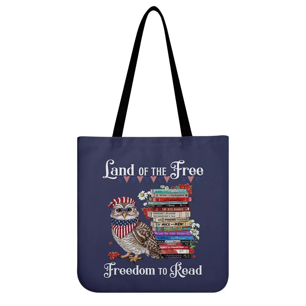 Land Of The Free Book Lovers Gift TBF532