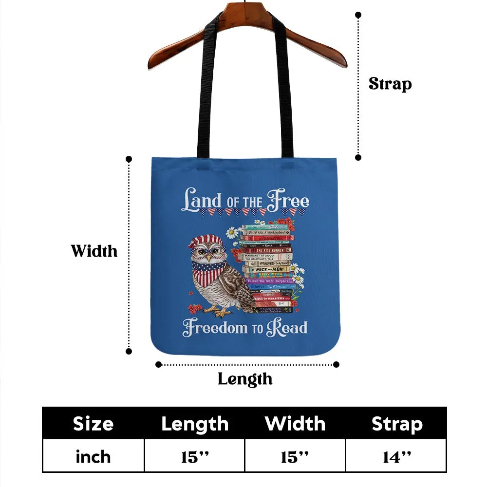 Land Of The Free Book Lovers Gift TBF532