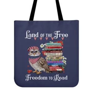 Land Of The Free Book Lovers Gift TBF532