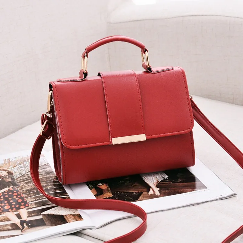 Modern Simple Crossbody Leather Handbags