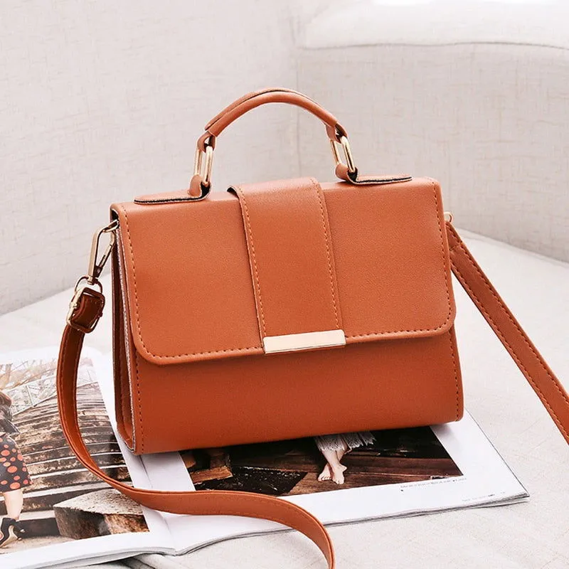 Modern Simple Crossbody Leather Handbags