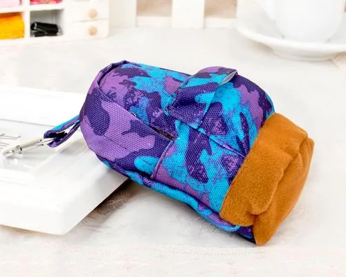 Multifuntional Mini Backpack Coin Purse - Purple Camo