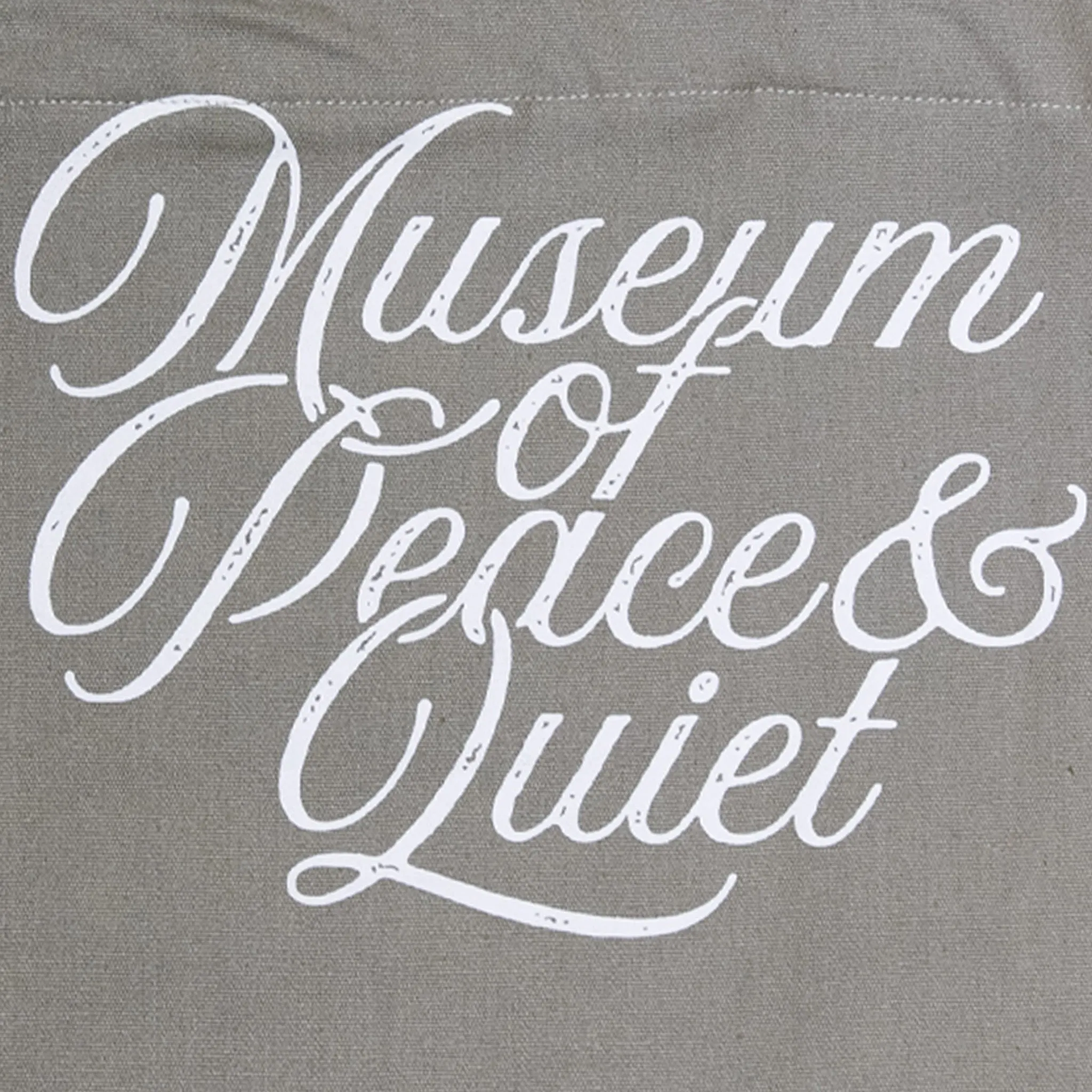 Museum of Peace and Quiet Scribe Tote Bag (Taupe)