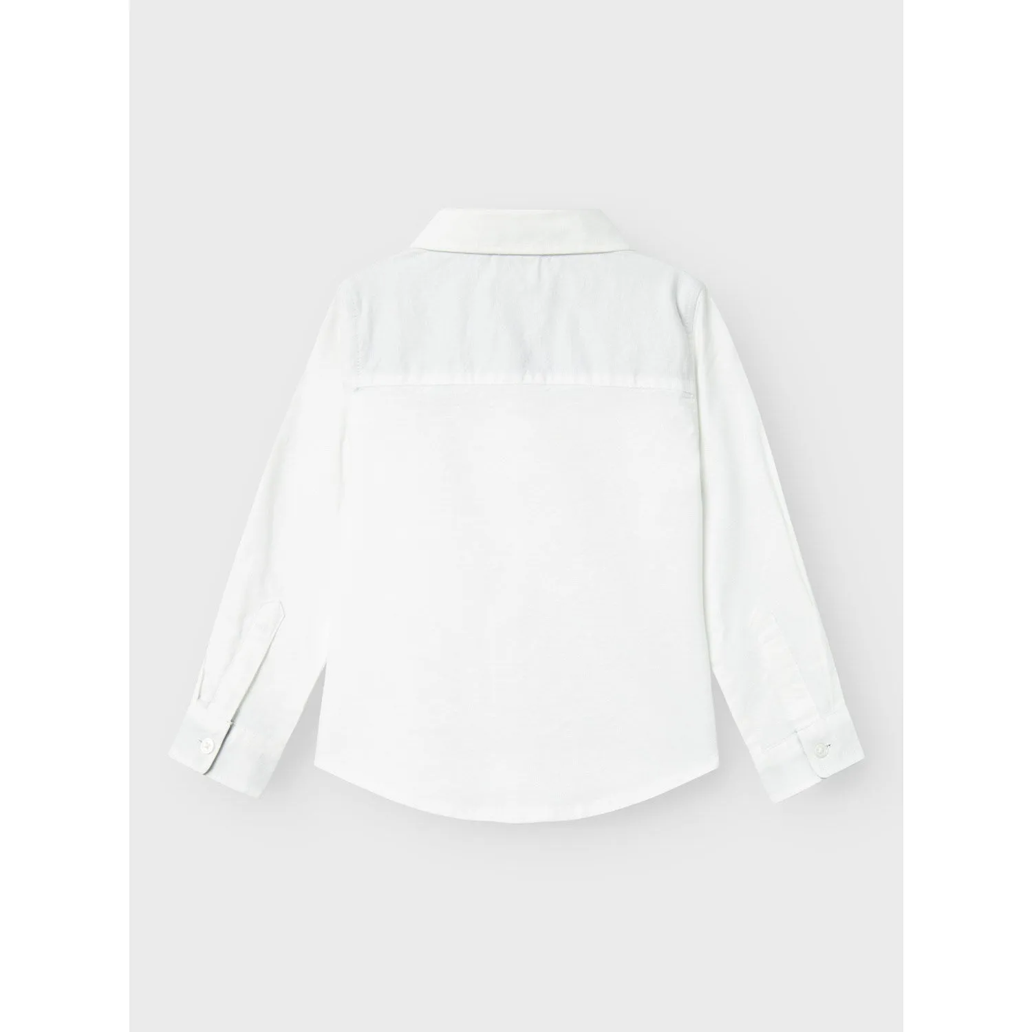 Name It Bright White Solid Rekid Shirt