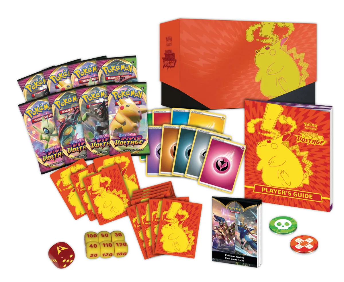 Pokemon Tcg: Sword & Shield 4 Vivid Voltage Elite Trainer Box