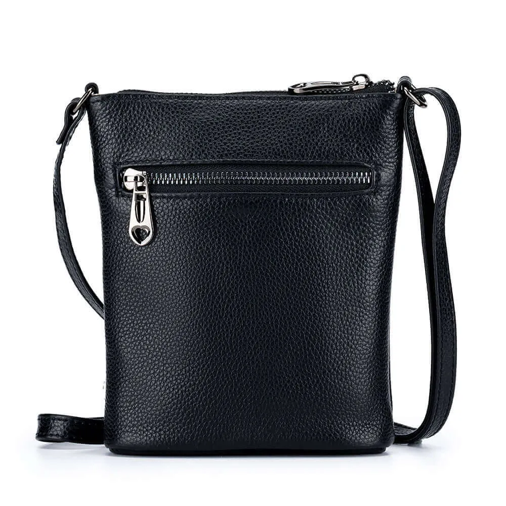 Practical Leather Small Shoulder Crossbody Bag